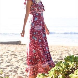 Spell Folk Town Frill Maxi - L